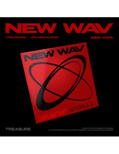 TREASURE - NEW WAV (4th Mini Album) [RED VER.]