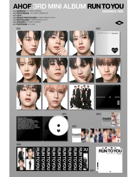 AHOF RUN TO YOU Digipack Ver. | 1 de 10 Random