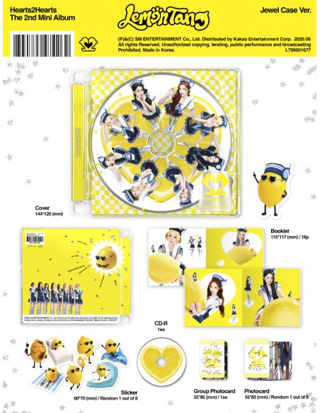 Hearts2Hearts Lemon Tang Jewel Case Ver. | K-Pop