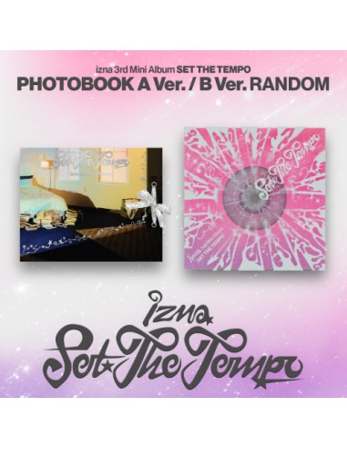 izna SET THE TEMPO Photobook Ver. 1 de 2 Random