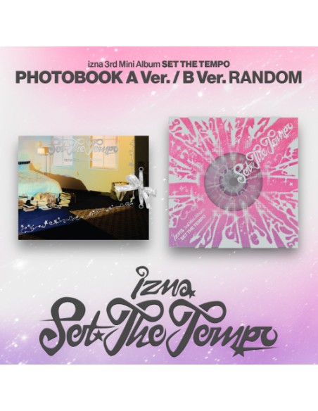 izna SET THE TEMPO Photobook Ver. 1 de 2 Random