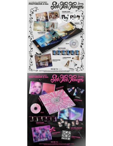 izna SET THE TEMPO Photobook Ver. 1 de 2 Random