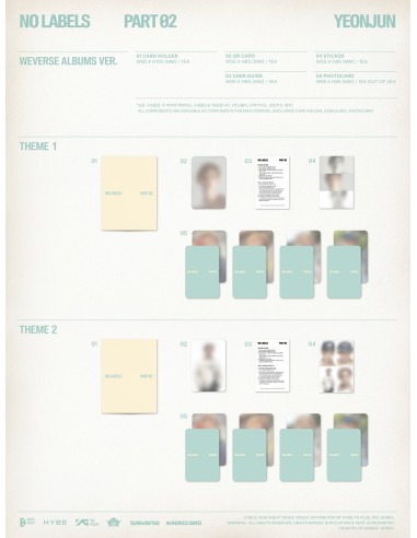 YEONJUN (TXT) - NO LABELS: PART 02 - (Weverse Ver.) (2Types Random)