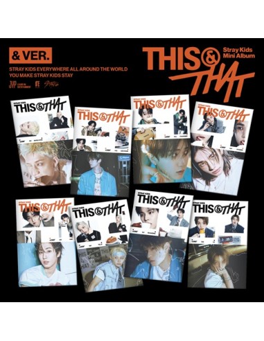 Stray Kids THIS & THAT & Ver. | 1 de 8 Random