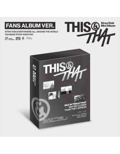 Stray Kids - THIS & THAT Fans Album + 8 Photocards
