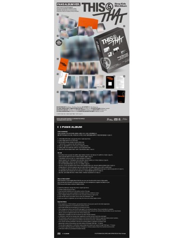 Stray Kids - THIS & THAT Fans Album + 8 Photocards