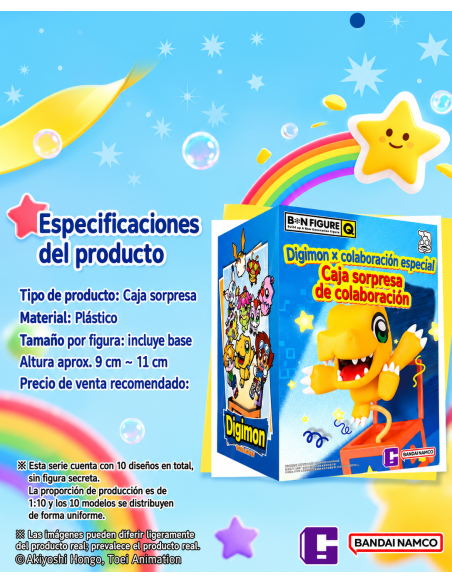 Digimon X Bkub  BN Figure Q Blind Box -