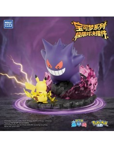PIKACHU AND GENGAR ECTOPLASMA POKEMON LANGBO WANG SHOWDOWN FIGURE 9 CM