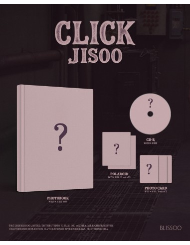 JISOO CLICK Photobook Ver. | Single Album K-Pop