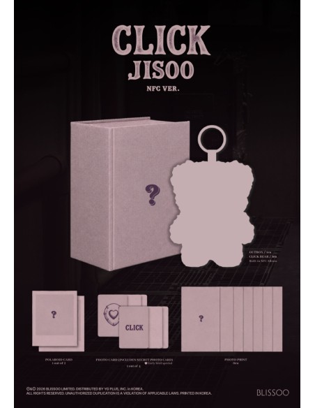 JISOO CLICK Baby Bear NFC Ver. | BLACKPINK