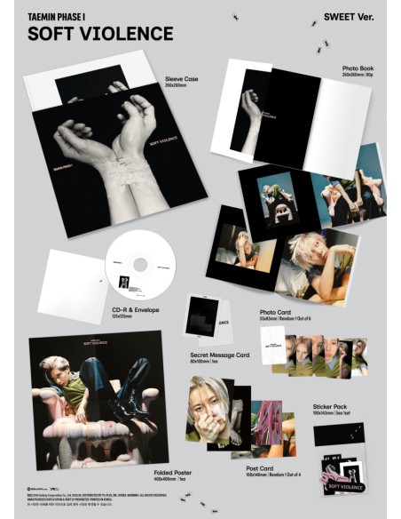 TAEMIN PHASE I Soft Violence Photobook Random | 4th Mini Album