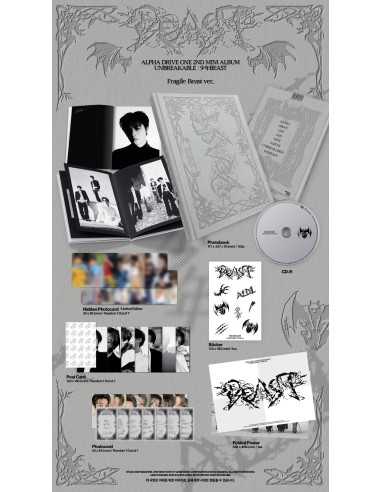 ALPHA DRIVE ONE UNBREAKABLE Fragile Beast | 2nd Mini Album