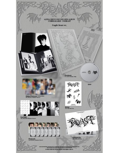 ALPHA DRIVE ONE UNBREAKABLE Fragile Beast | 2nd Mini Album