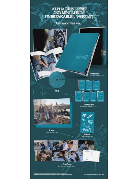 ALPHA DRIVE ONE UNBREAKABLE Cementic Nest | 2nd Mini Album