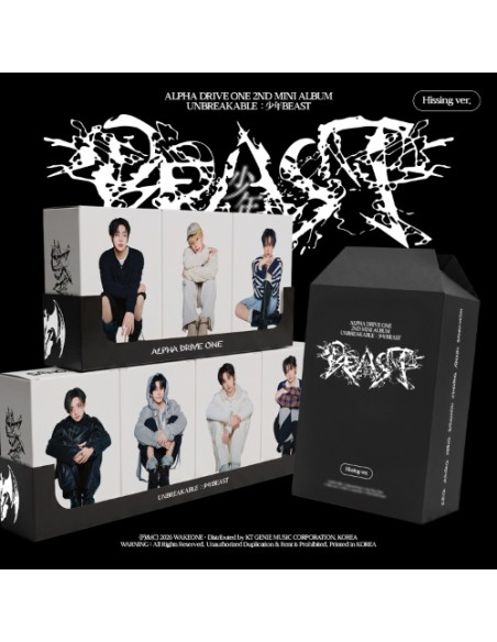 ALPHA DRIVE ONE Hissing Ver. Random | 2nd Mini Album