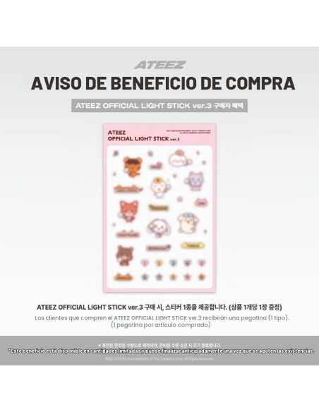 ATEEZ - Official Light Stick Version 3