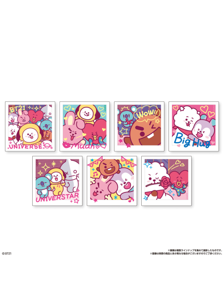 BT21 Snack With Die Cut Sticker