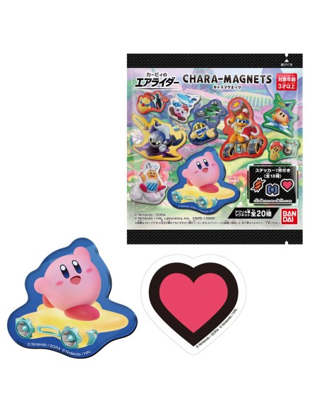 Kirby Air Riders Character Magnets & Gum
