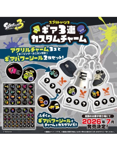 Shokugan: Splatoon 3 Linked Keychain & Gum