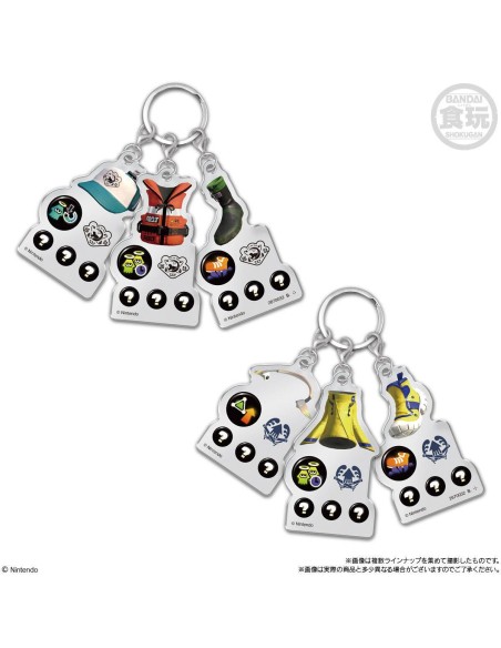Shokugan: Splatoon 3 Linked Keychain & Gum