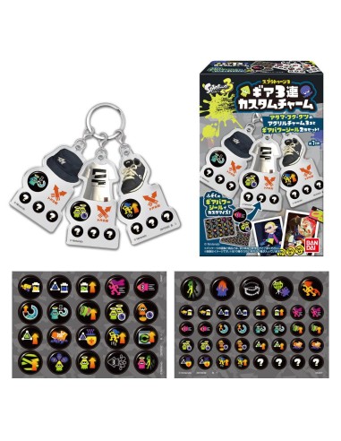 Shokugan: Splatoon 3 Linked Keychain & Gum