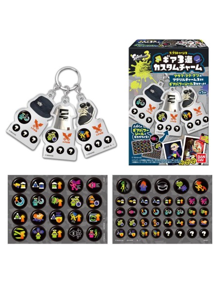 Shokugan: Splatoon 3 Linked Keychain & Gum