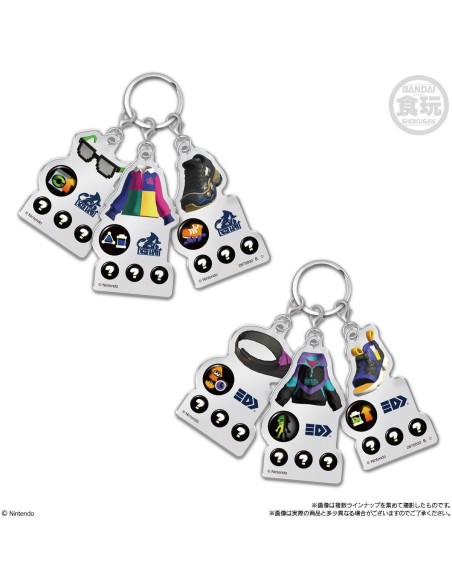 Shokugan: Splatoon 3 Linked Keychain & Gum