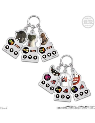 Shokugan: Splatoon 3 Linked Keychain & Gum