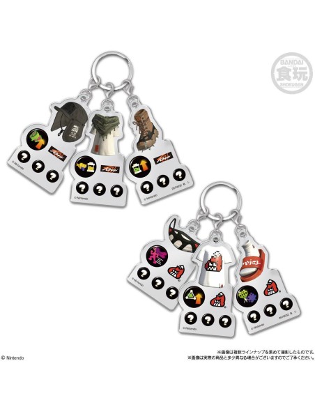 Shokugan: Splatoon 3 Linked Keychain & Gum