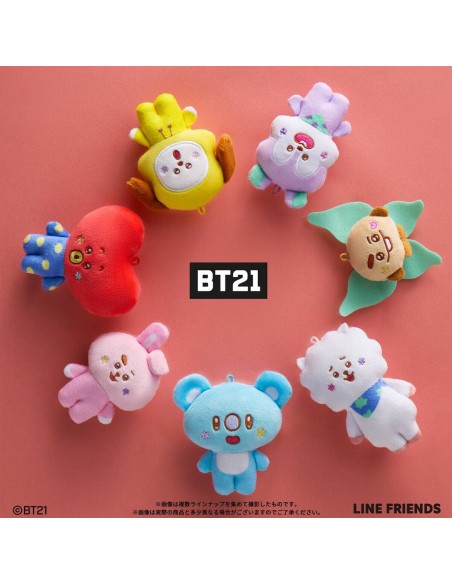 BT21 Friends Fuwa Fuwa Mascot & Gum Vol.4