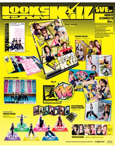 IVE - LOOKS CAN KILL - (Hero Comics Ver.)