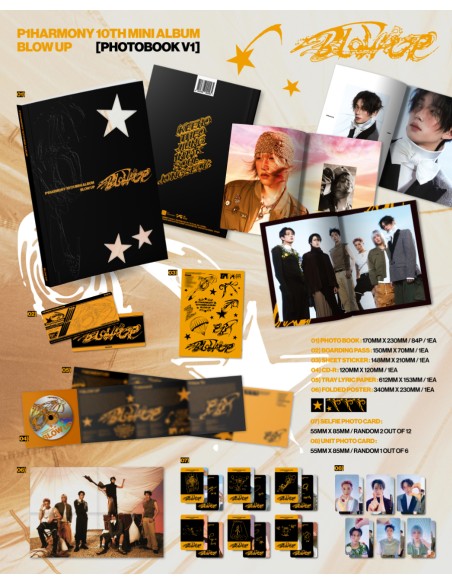 P1HARMONY - BLOW UP - (Photobook Ver.) (3Types Random)