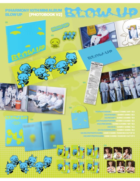 P1HARMONY - BLOW UP - (Photobook Ver.) (3Types Random)