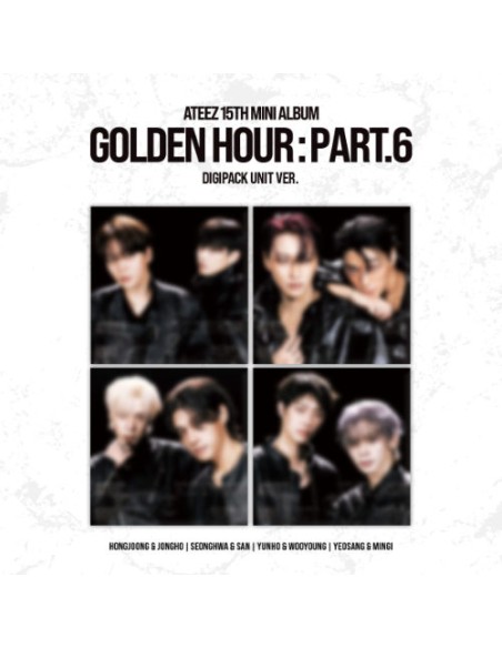 ATEEZ - GOLDEN HOUR PART. 6 - (DIGIPACK UNIT Ver.) (4Types Random)