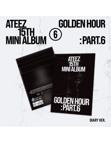 ATEEZ - GOLDEN HOUR PART. 6 - (POCAALBUM Ver.) (3Types Random)